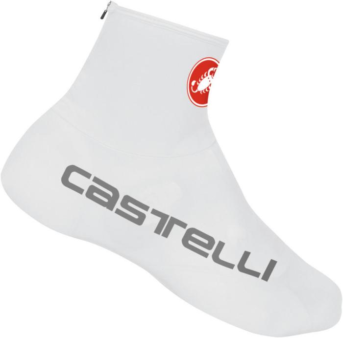 2014 Castelli Copriscarpe Ciclismo Bianco e Rosso